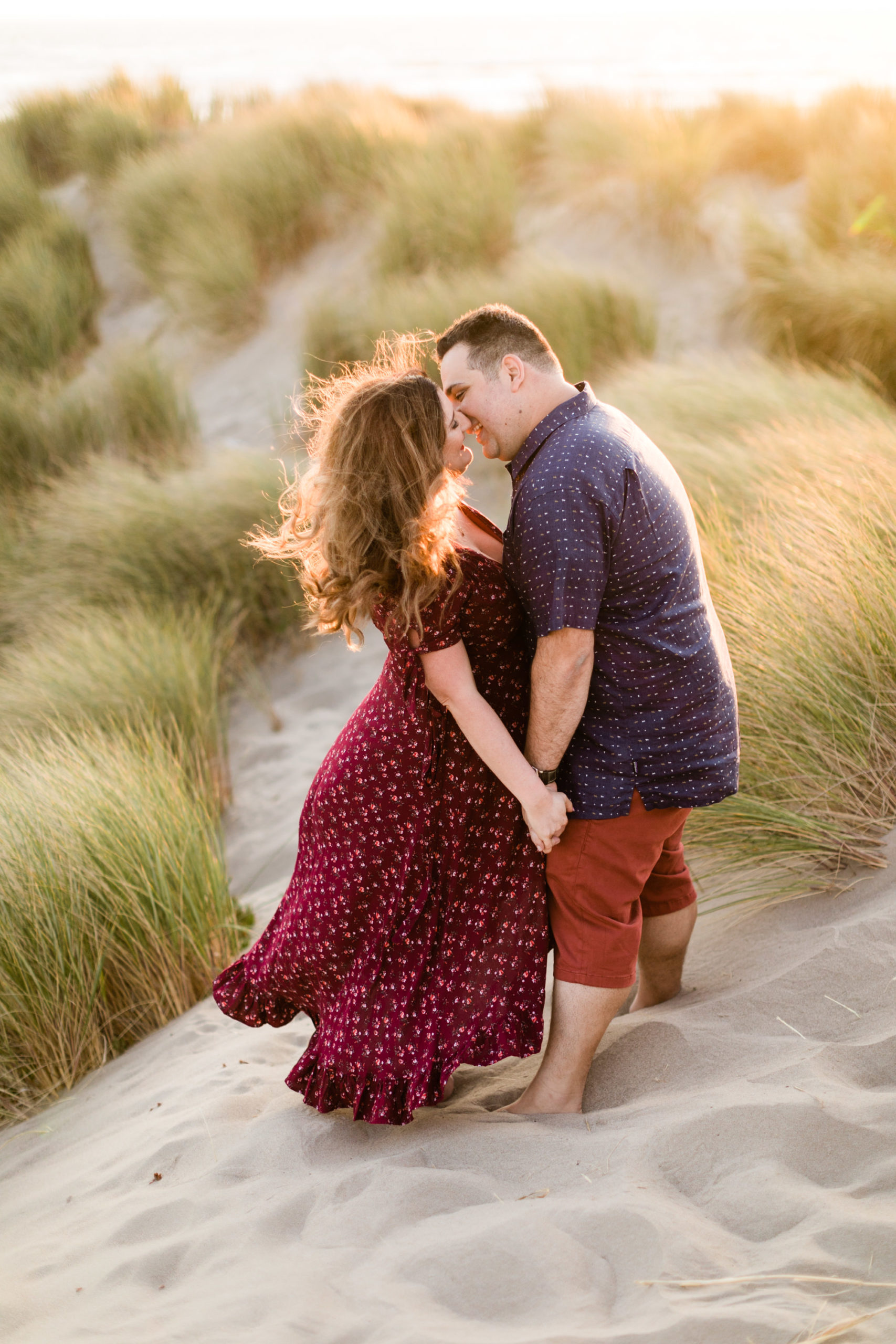 Morro bay rock engagement session by Tayler Enerle