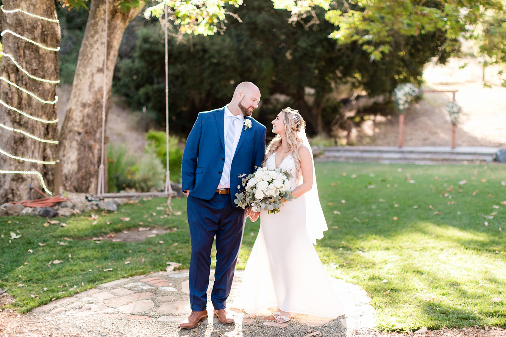 Filipponi Ranch wedding bride and groom photographed by Tayler Enerle