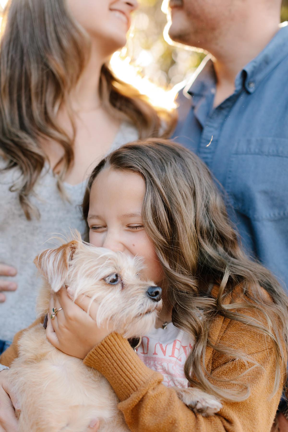San Luis Obispo Family portrait with their dog