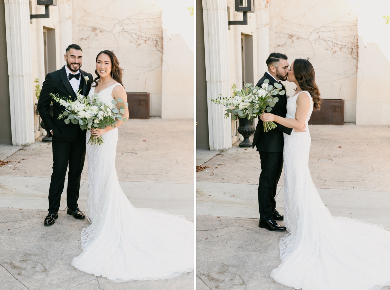 Bride and Groom portraits at Tooth and nail winery wedding