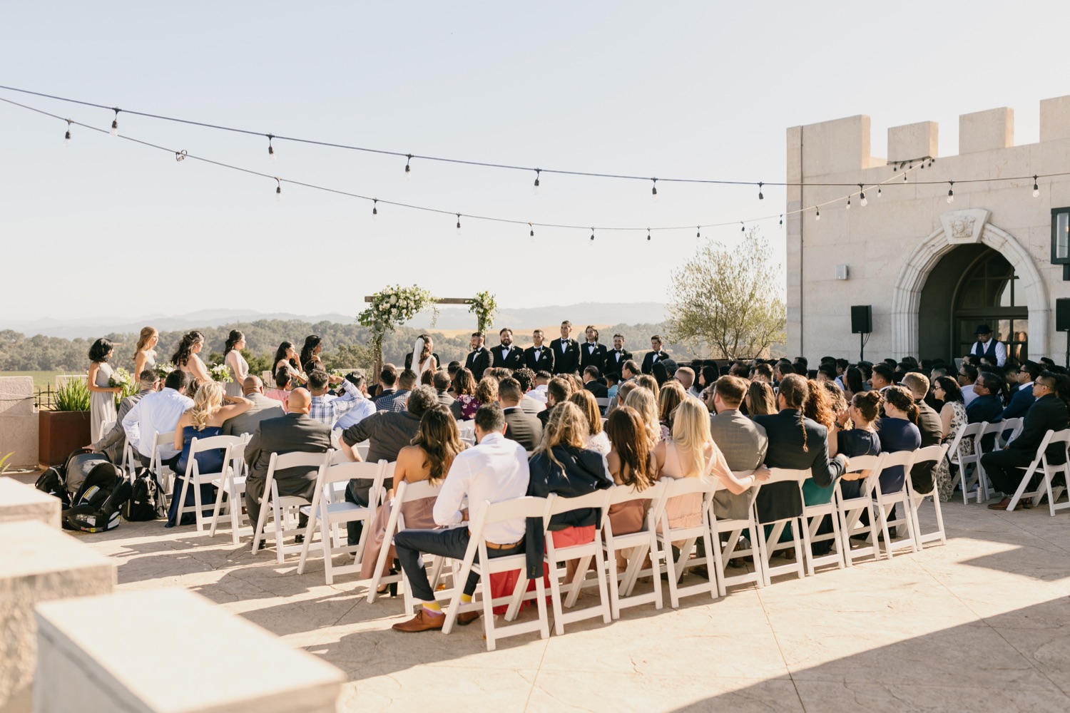 Ceremony at tooth and nail winery 